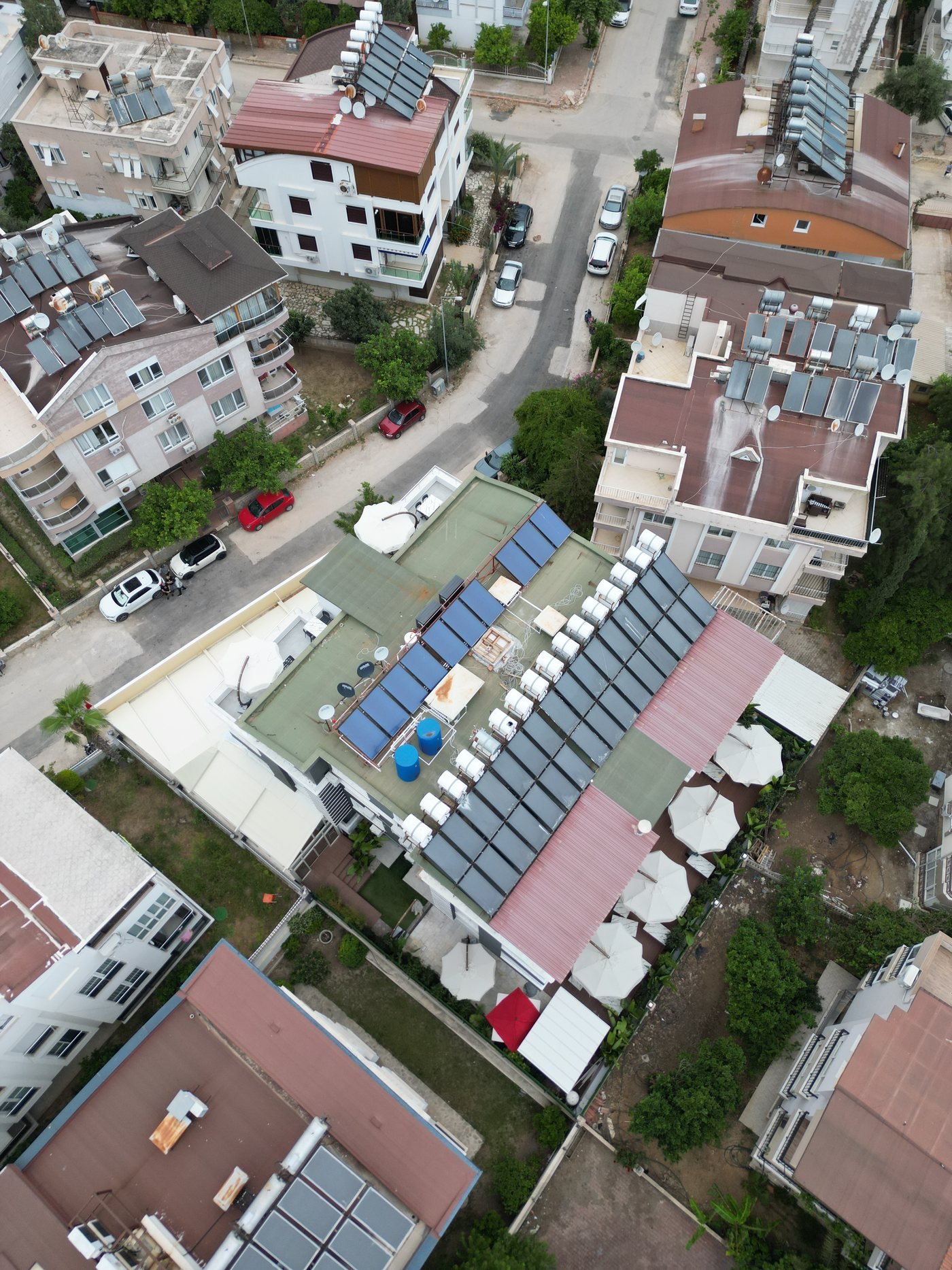 Altınay Hotel ve Antalya çevresi kuşbakışı